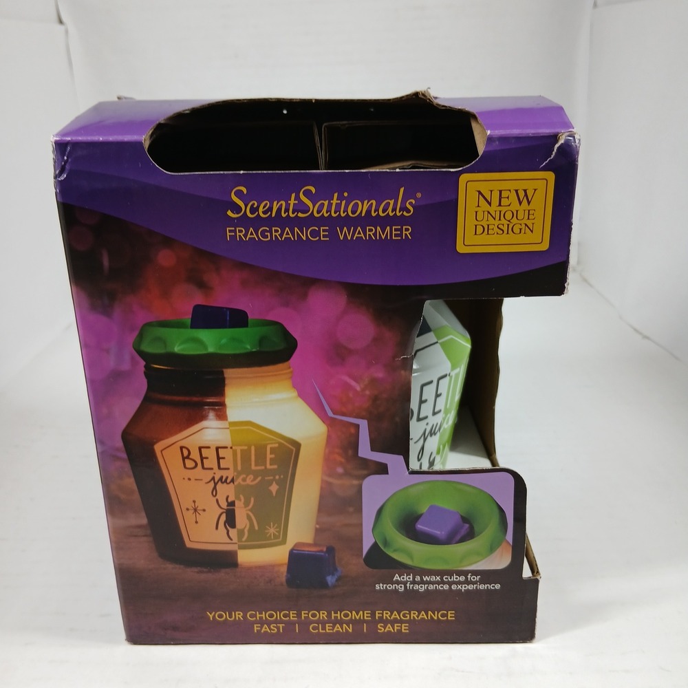 ScentSationals Beetlejuice Fragrance Warmer Halloween Decor Wax‎ Melt